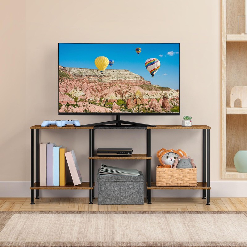 OYEAL TV Stand for 50 inch TV Rustic TV Stand