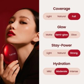 Tirtir - Mini Cushion Mask Fit Red 4.5g Tono 30N Rich Honey                                                                                           