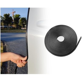 5 m U-Shape Car Door Edge Protection, Soft Rubber Edge Protection Profile for Edges Between Door and Body, Universal Car Door Edge Protection, Car Accessories for Car Door, Bonnet, Boot (5 m)
