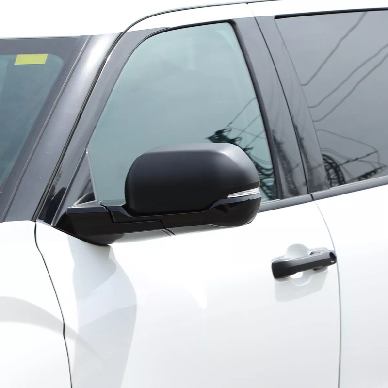 autotrim000 Matte Black Side Rearview Mirror Guard Cover Trim Set