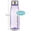 Skater PTY5-A Direct Drinking Water Bottle, See-Through Lavender, 16.9 fl