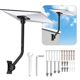 Starlink Gen 3 Mount Adjustable Angle, Extended Metal Starlink Mounting Kit for Starlink Standard Dish Installation, Includes Screws for Stone or Wooden Wall
