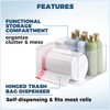Storage Standard Trash Bag Kitchen and Bathroom Organizer - Large