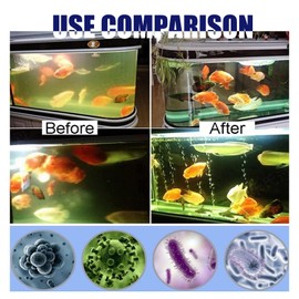 2*35pcs Powerful Aquarium Water Purification Tablet,Portable Aqua Water Purification Tablets,Fish Tank Water Treatment,Water Purifying Tablets for Tank,Water Tablets to Remove All Kinds of Turbidity