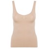 Yours Curve Nude Seamless Control Vest Top - Women's -