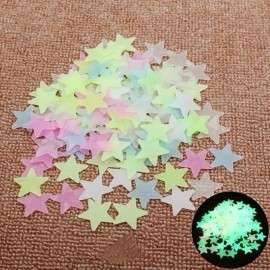 600 Piezas Pegatinas Fluorescentes: Estrellas Para Pared