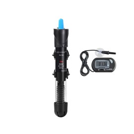 AQUANEAT Aquarium Heater, 50W Fish Tank Heater, Adjustable Submersible Water Thermostat with Digital Thermometer