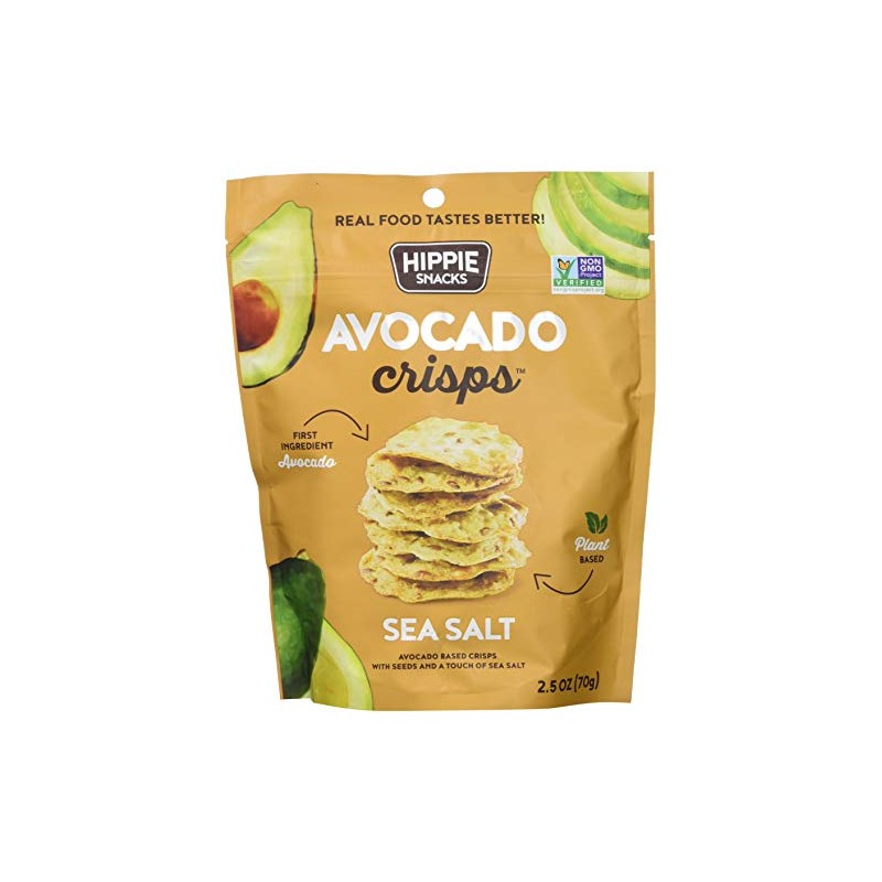 Hippie Snacks Crisps Avocado Sea Salt, 2.5 Oz