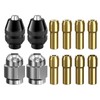 Drill Chuck Collet Set for Dremel, 14PCS 1/32" to 1/8"