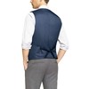 Hisdern Men’s Formal Plaid Wedding Reception Suit Waistcoat in Cotton,