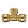 ITAP-FIT -IT635B012015 Brass Connector Tee for Copper Pipe Diameter 15