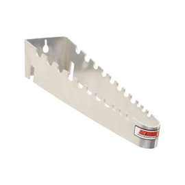 Extreme Max 5001.6712 T-Handle Wrench Holder – Wall-Mount Aluminum Rack for 9 T-Handle Wrenches in Garage, Shop & Enclosed Race Trailers – Silver