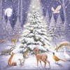Charity Christmas Cards - Starlit Celebration - Woodland Wildlife -