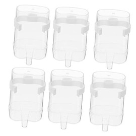 MERRYHAPY Alimentador de Agua Automático para Pájaros, 6 Piezas de Dispensador para Aves en Jaulas, Práctico y Fácil de Limpiar