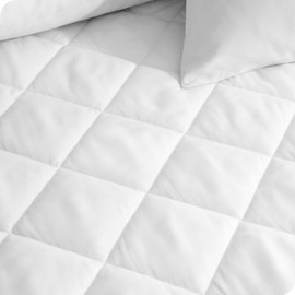 Bare Home Waterproof Quilted Mattress Pad (Queen) - Cooling Mattress Topper - Protects Against Spills - Easily Washable - Elastic Fitted Mattress Cover - Stretch-to-Fit up to 15 Inches Deep (Queen)