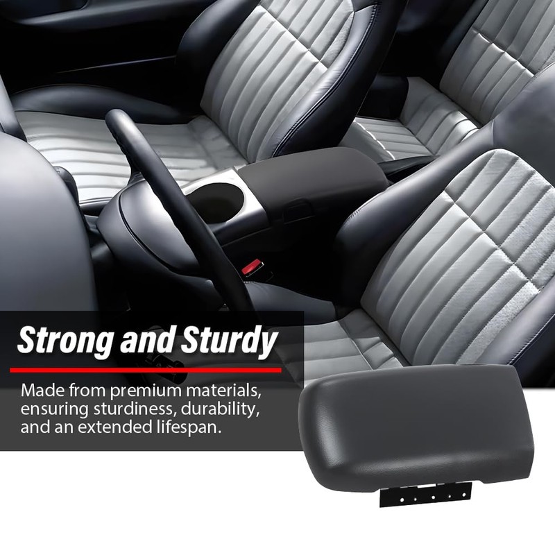 DOTCOM Center Console Lid Armrest Door Compatible with Chevy Camaro/Pontiac