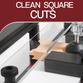 Fulton PRO Rail Guide Coping Sled for Router Table, Precise Clean Joints, Cabinet Doors, Drawer Fronts, Prevent End Grain Blowout, Router Coping Sled