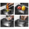Sink Drain Strainer Basket 304 Stainless Steel Sink Strainer Basket