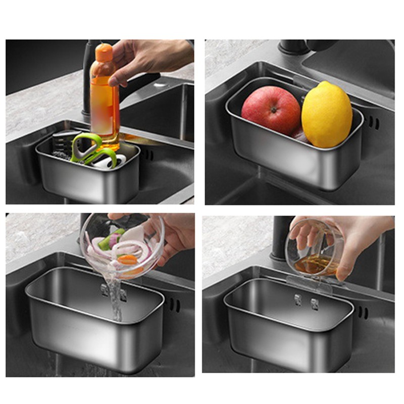 Sink Drain Strainer Basket 304 Stainless Steel Sink Strainer Basket
