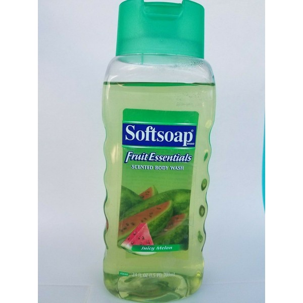 Softsoap Fruit Essentials Scented Body Wash Juicy Melon 24 fl oz Rare