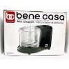 CASA Bene Casa Mini Chopper/Mini Cortador de Alimento (Black)