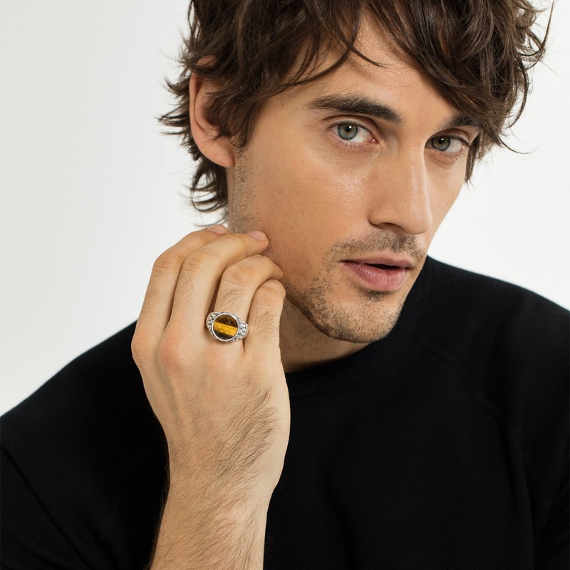 THOMAS SABO Unisex Silver Engagement Ring - TR2005-826-2-62