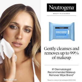 Neutrogena Makeup Remover Wipes Micellar Alcohol Twin Pack 2 x 25 ct