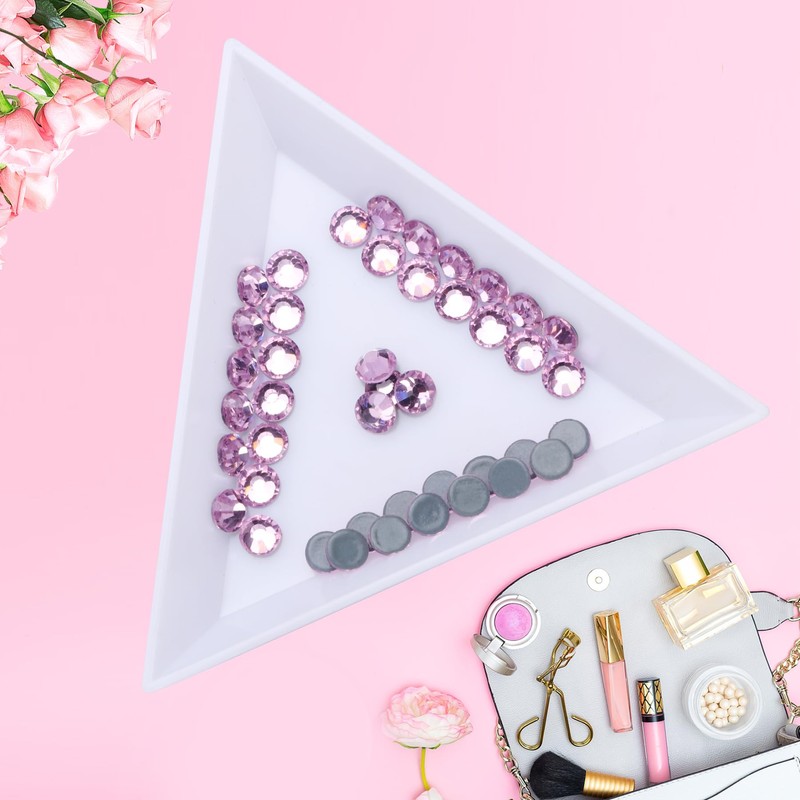 Jollin Hotfix Crystal AB - Diamantes de imitación, Rosado, SS12