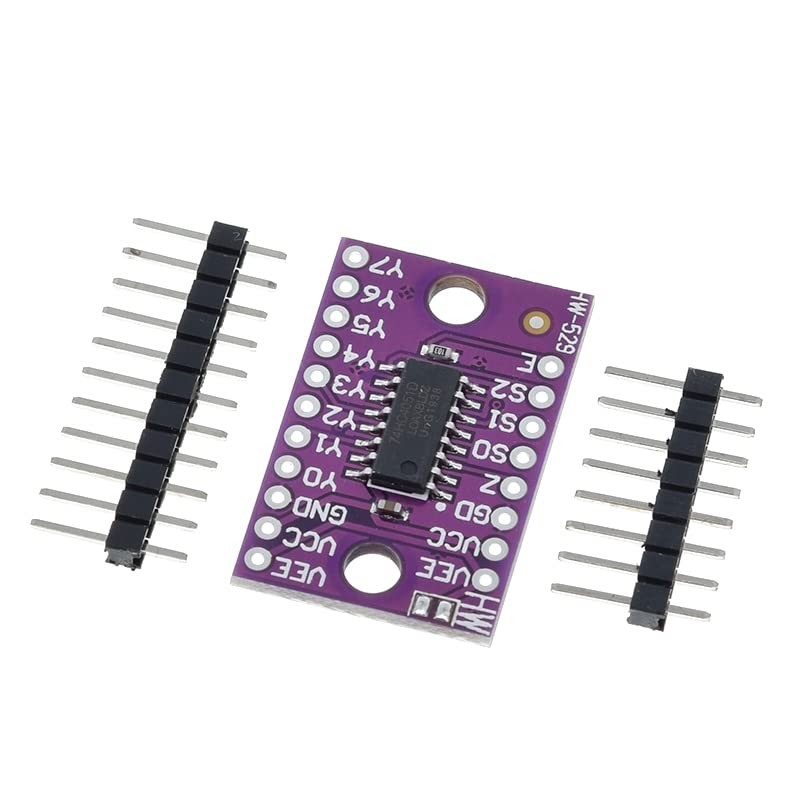 TECNOULAB 5pcs 74HC4051 8 Channel Analog Multiplexer Selection Module CD4051