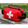 Unbranded 7x5x4" Red 40D Ripstop Sil-Nylon Waterproof First Aid Medic