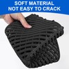 MYFAMIREA Modular Interlocking Cushion 12 Pack 11.8" x 11.8" Rubber