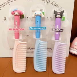 Sanrio Cinnamoroll 3D Animal Modeling Creative Handle Beauty Comb for Girls Free Size / Magnolia Dog 4ea