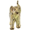 Figura Resina Elephant Dorado 22 x 10 x 21 cm