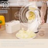 ENERGEVITY Manual Rotary Cheese Grater with Handle, 5 in 1
