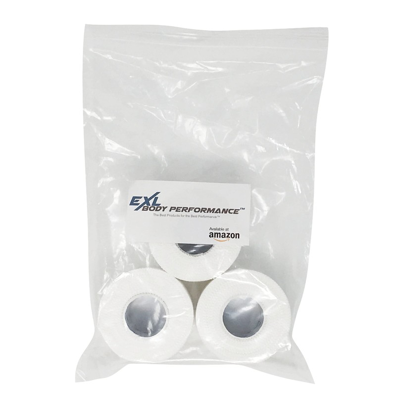 ExL Body Performance White Athletic Tape - 1.5" x 5yards