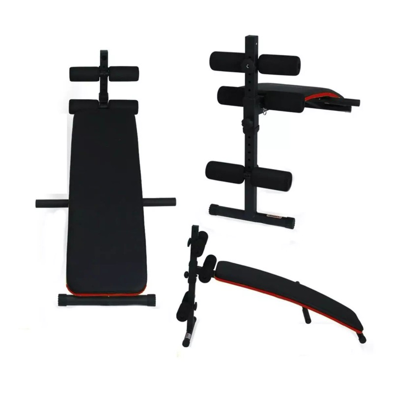 ArgenMex Banco Inclinado Curvo P/ Abdominales Ejercitador Gimnasio