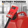 AIDERAR 3.8 GPM Fuel Transfer Pump Battery Operated with Auto-Stop
