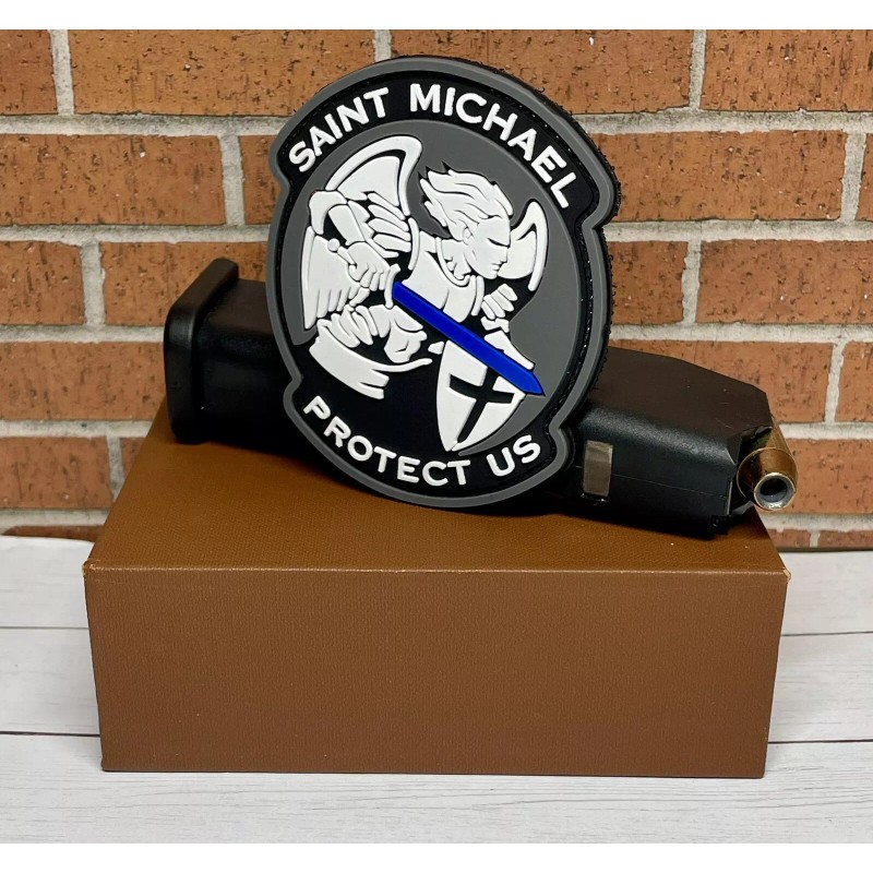 Unbranded PVC Tactical Morale Patch - Saint Michael Patch -