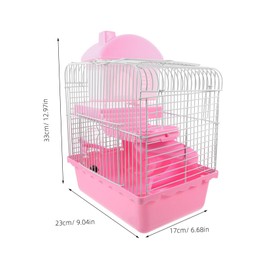 ORFOFE Large Double-Deck Hamster Cage Pet Enclosure Hideout Safe Comfortable Wire Castle for Rats Chinchillas