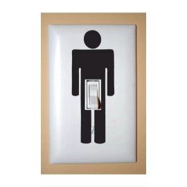 Oracal Adult light switch Cover Funny Guy College Vinyl Decal sticker gag gift Humor ha