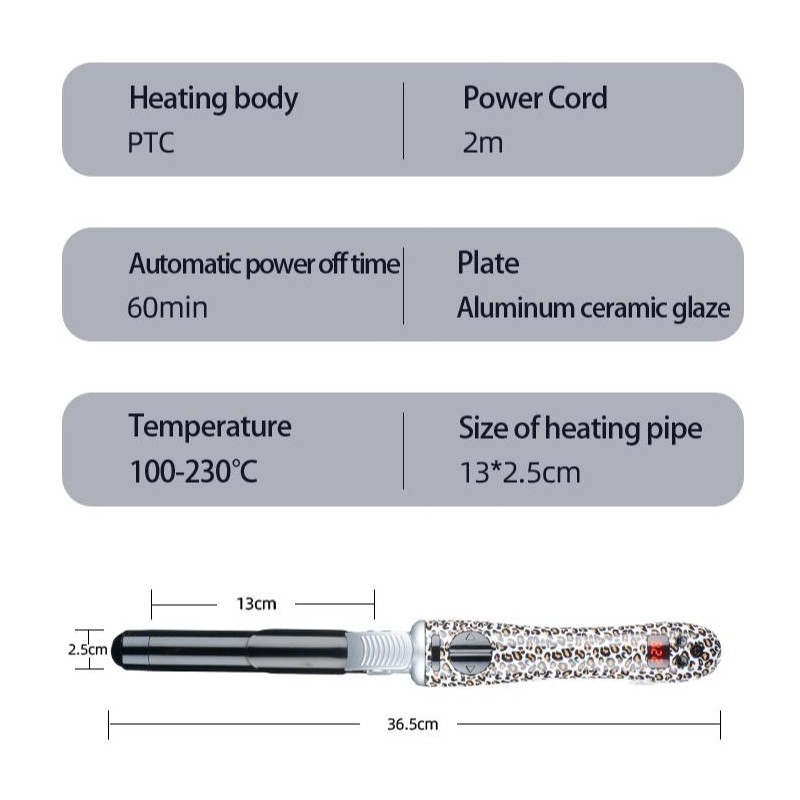 Rotary Curler 1 Inch - User-Friendly Design, Automatic Shutdown, Automatic