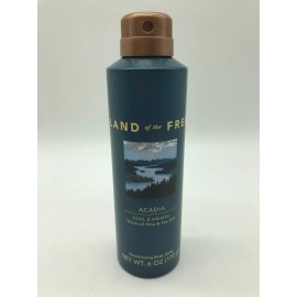 Acadia Land Of The Free "Cool & Aquatic" Deodorizing Body Spray.