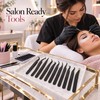 Professional Eyelash Tweezers – Black Fiber Tip Precision Lash Extension