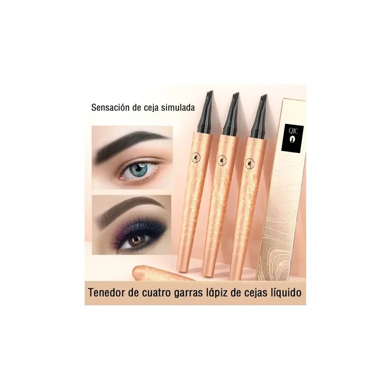 2 Piezas 3d Microblading Cejas Tatuaje Lápiz 4 Tenedor Tip