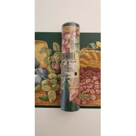 BREWSTER DECORATIVE FRUITS & BASKETS WALLPAPER BORDER by Brewster Wallcovering