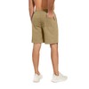 LVCBL Corduroy Men's Summer Shorts, Linen Lightweight Shorts with Pockets,