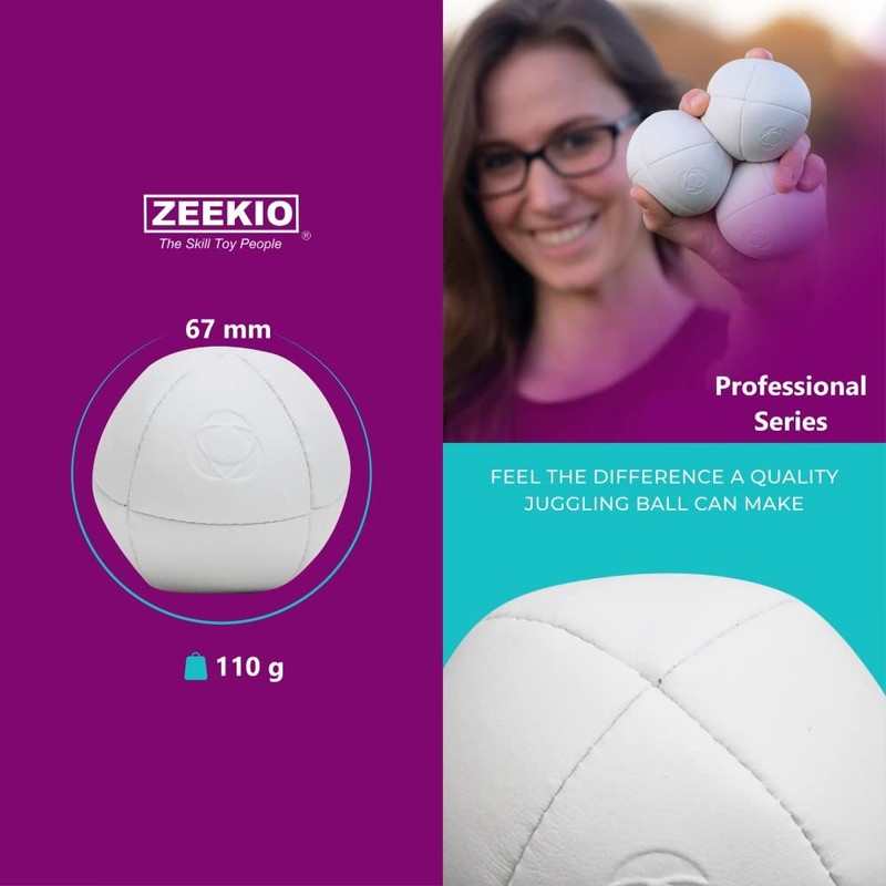 Taylor Tries Signature Pro Series Juggling Balls- Professional 8 Panel