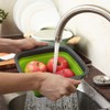 Brandobay Easy Storage Folding Kitchen Strainer - Collapsible Colander -