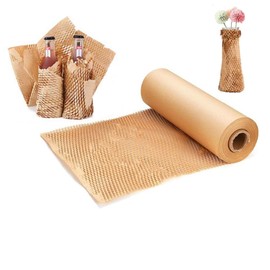Honeycomb Packing Paper,12“x 393"Recyclable Packing Paper for Moving Substitute Alternative for Bubble Cushioning Wrap for Shipping Packaging Moving Supplies