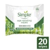 Simple Regeneration Age Resisting Biodegradable Facial Wipes remove make-up and